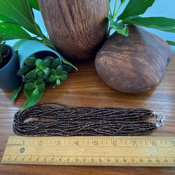 Silpada Bronze Beaded Necklace - Picture 10 of 13